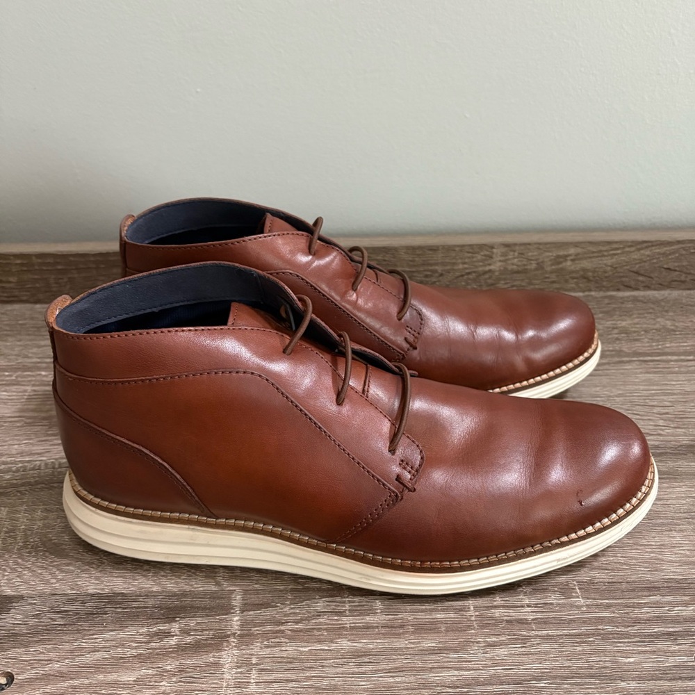 Men's Cole Haan Original Grand Remastered Waterproof Chukka Boots - Size 8